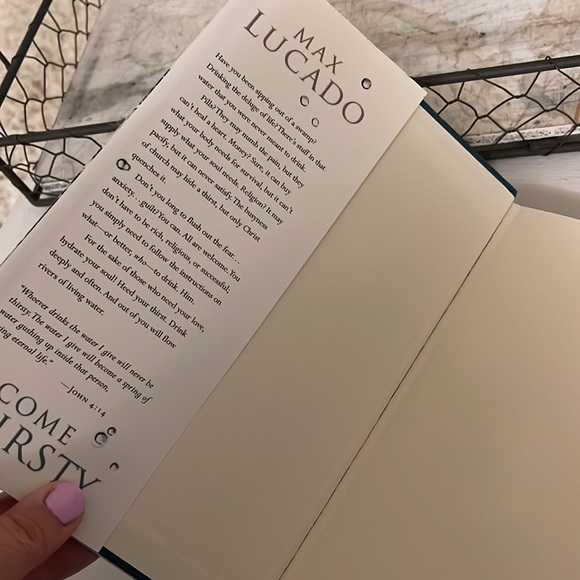Come thirsty Max Lucado Christian Book reading material - Picture 2 of 3